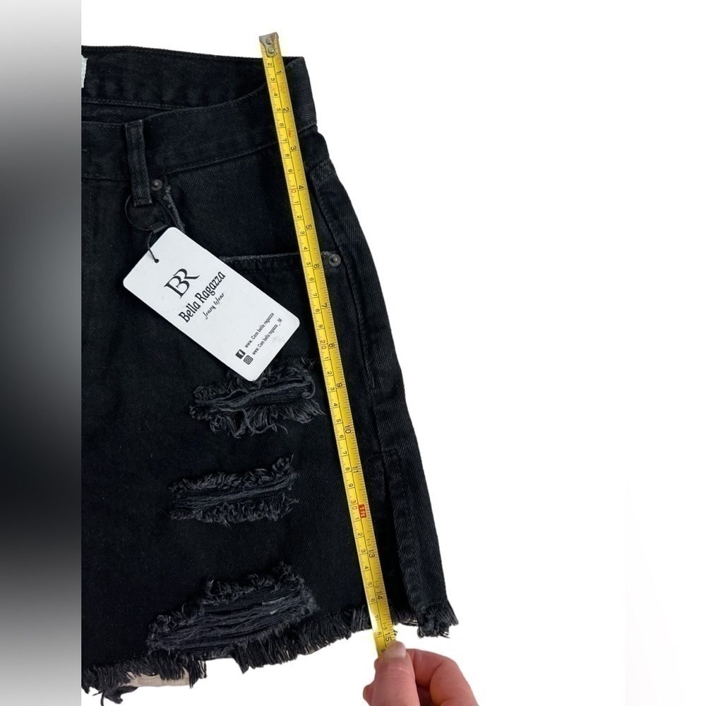 Only Distressed Rip Denim Mini Short - Picture 9 of 9